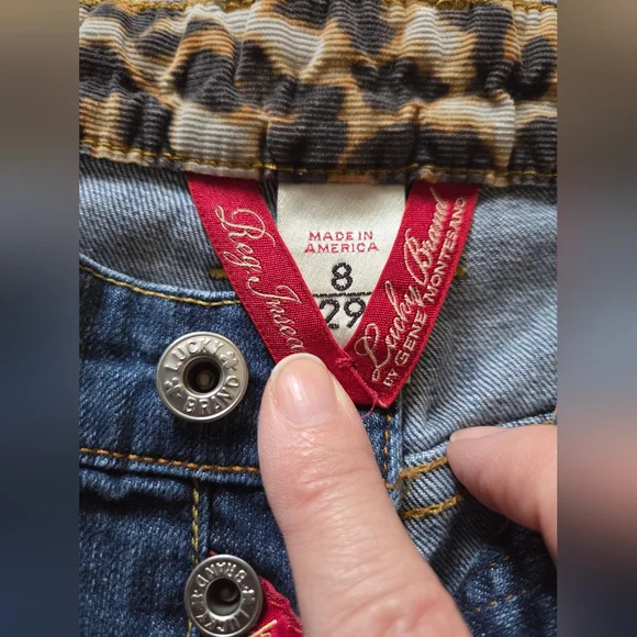 Lucky Brand Blue Ankle Jeans - Picture 3 of 4